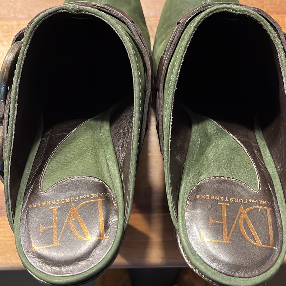 DVF Gorgeous Fawn Clog size 7.5 - Picture 8 of 9